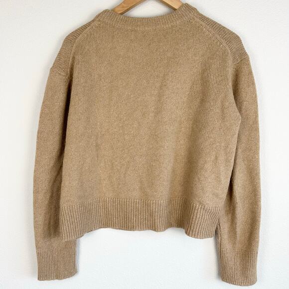Jenni Kayne Atlas Crewneck Sweater Wool Camel Hair XS - Picture 5 of 7
